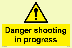 Danger shooting in progress